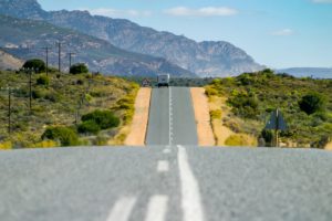 Voyage Afrique du sud garden route asphalt road